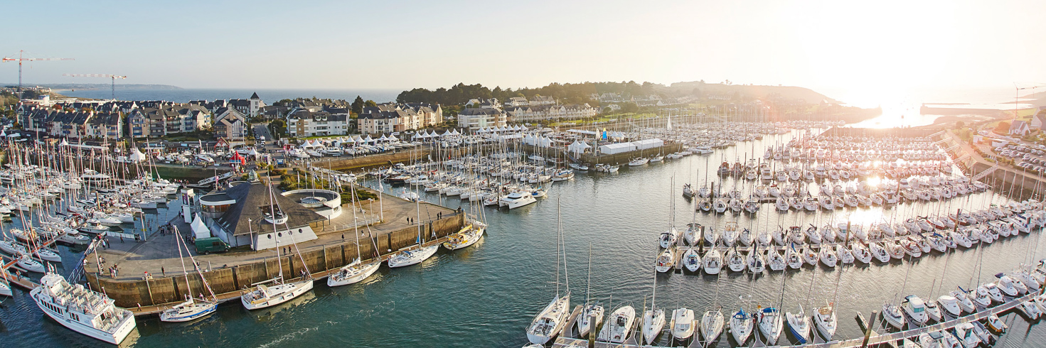 vue aerienne port crouesty arzon