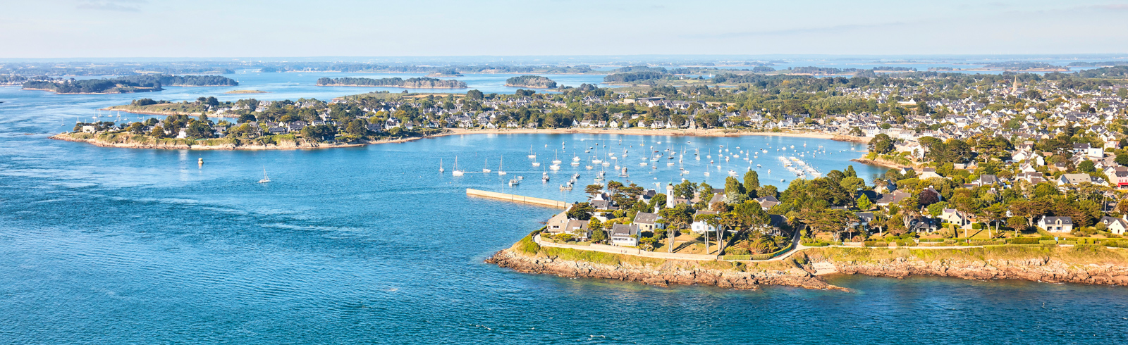 vue aerienne presqu ile de rhuys